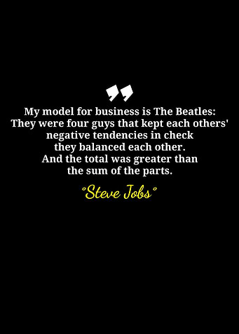 Steve Jobs Beatles Business Quote