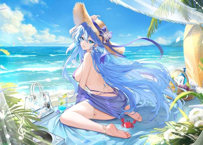 Girl on Beach