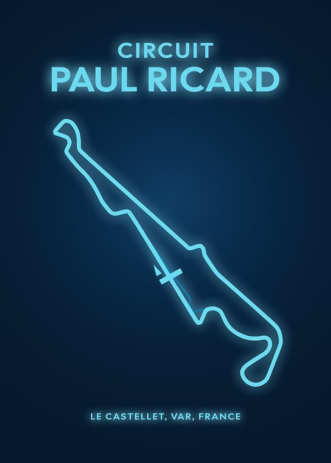 Circuit Paul Ricard Track Map