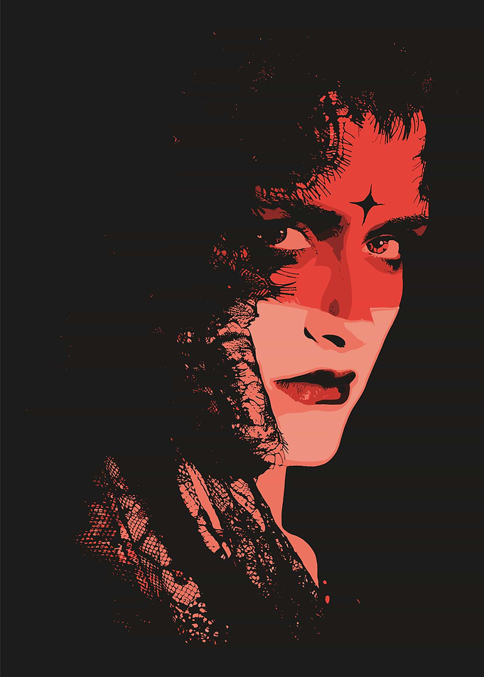 Woman with Star and Lace