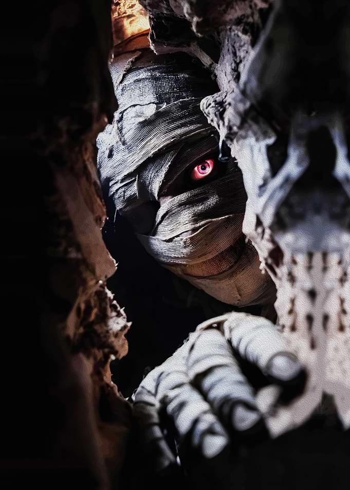 Mummy with Glowing Red Eye