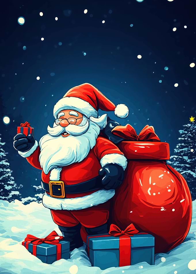 Santa Claus Gifts Bag