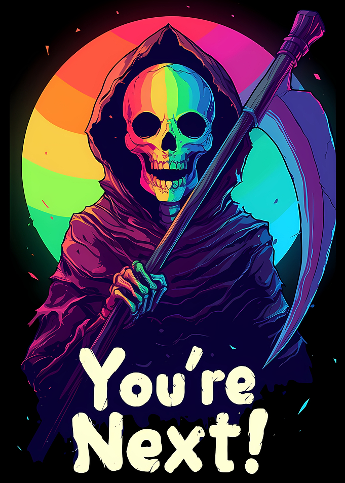 Rainbow Grim Reaper - You're Next!