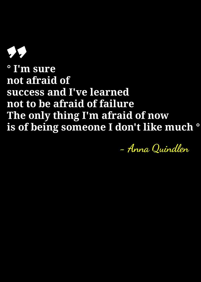 Anna Quindlen Quote on Black
