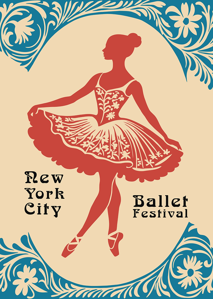 New York City Ballet Festival Poster