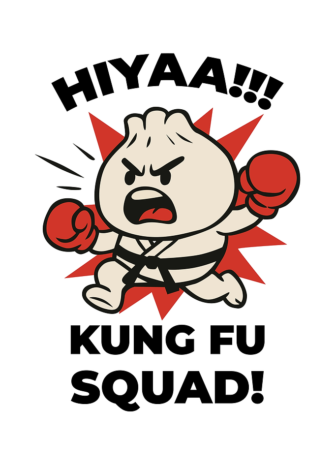 Kung Fu Squad Dumpling Cartoon