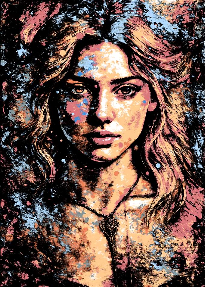 Abstract Portrait of a Woman