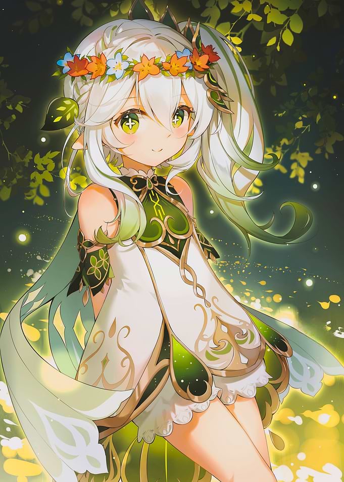 Girl with Flower Crown