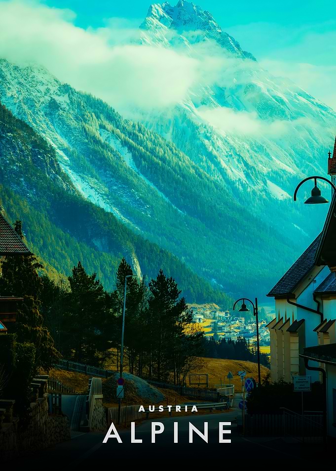 Austria Alpine Mountain Village