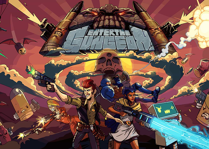 Enter the Gungeon Game Cover Art