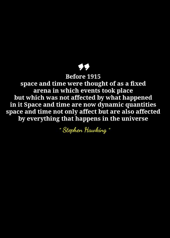 Stephen Hawking Quote on Space-Time