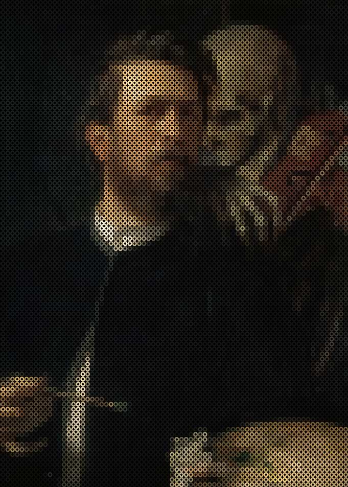 Self-Portrait with Death Playing the Fiddle