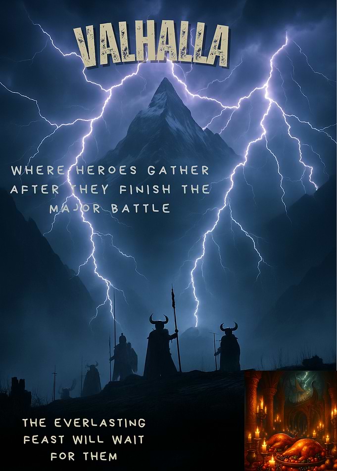 Valhalla: Heroes' Gathering After Battle