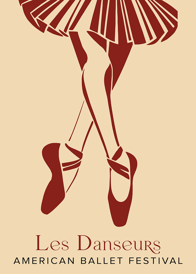 Les Danseurs American Ballet Festival Poster