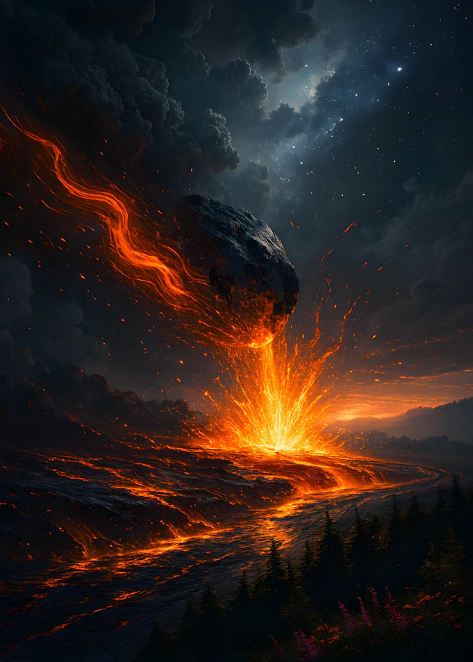 Meteor Impact Landscape