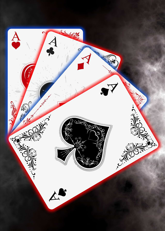Four Aces Playing Cards