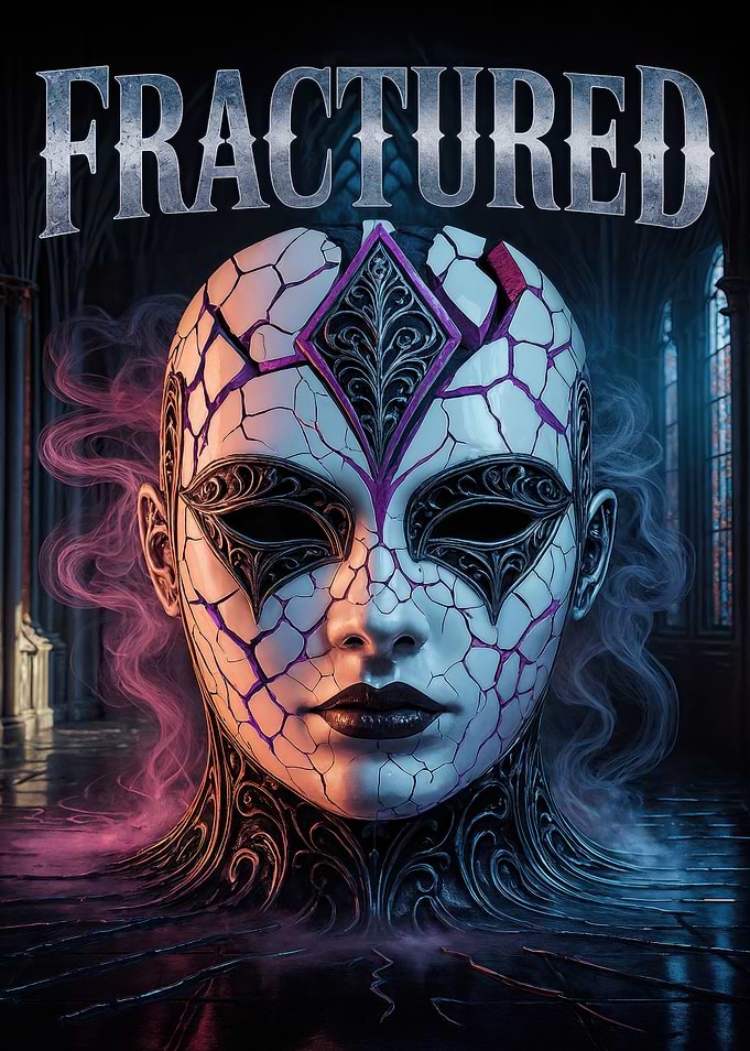 Fractured Mask in Gothic Setting