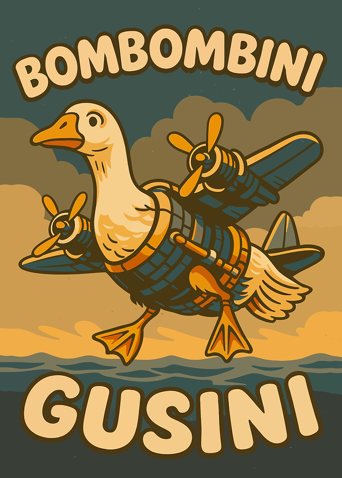 Bomboombini Gusini Flying Duck Plane