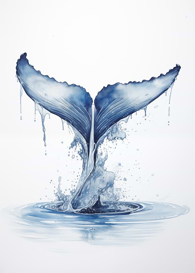 Whale Tail Splash