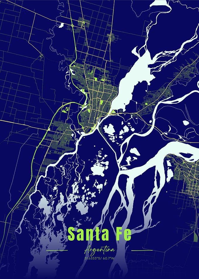 Santa Fe, Argentina Map