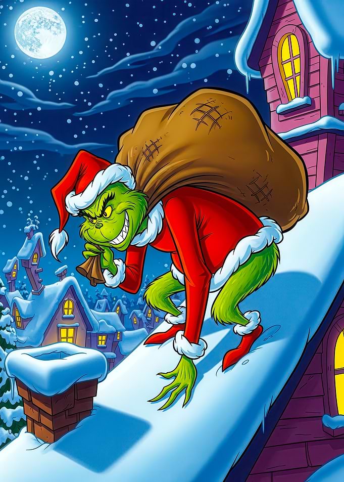 The Grinch Stealing Christmas
