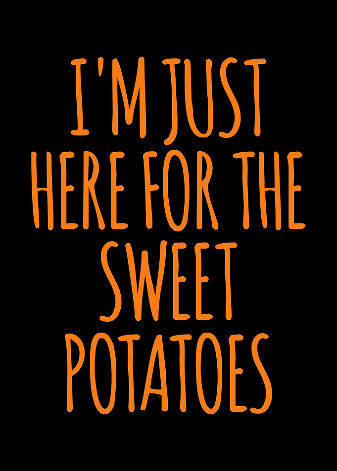 Sweet Potatoes Text Art