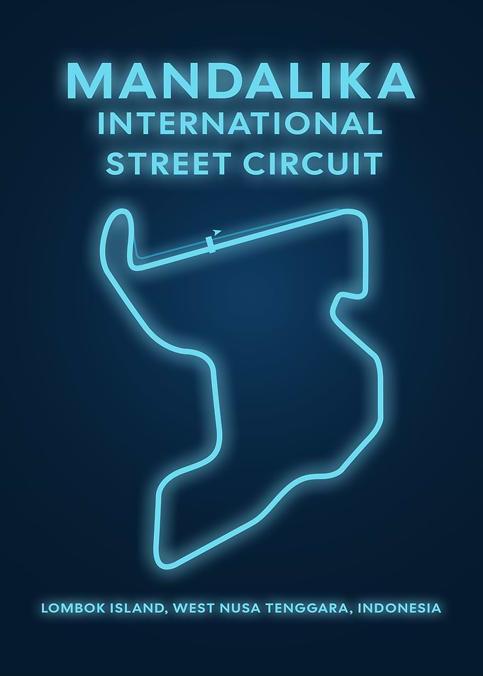 Mandalika International Street Circuit Map