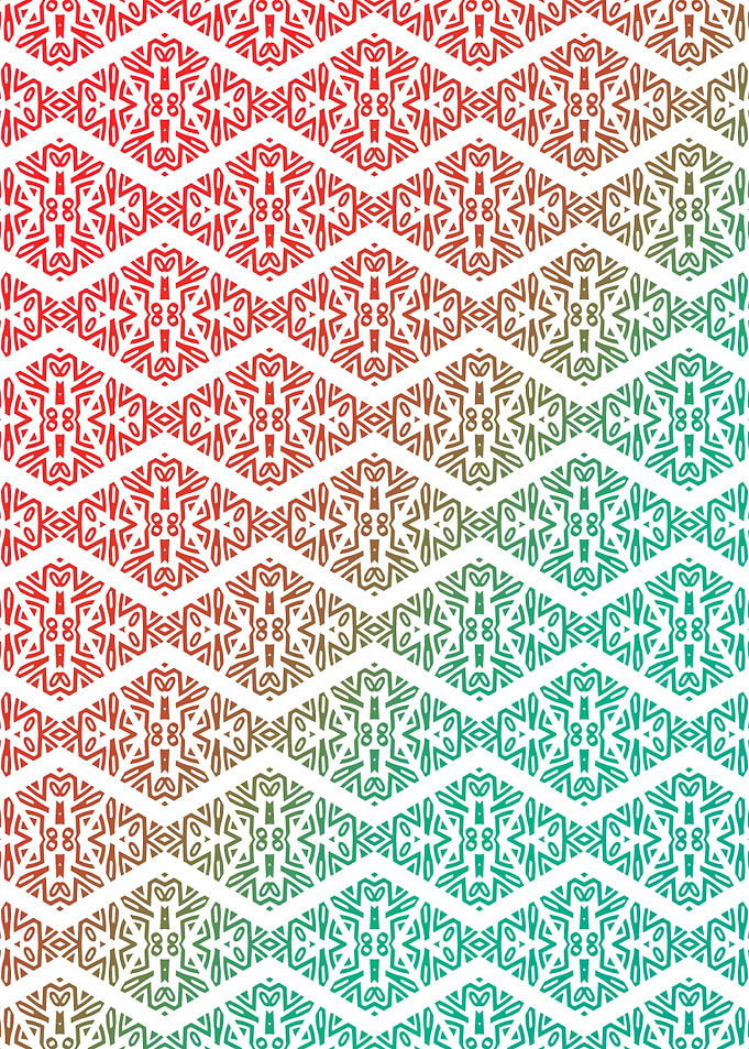 Colorful Wavy Line Art​