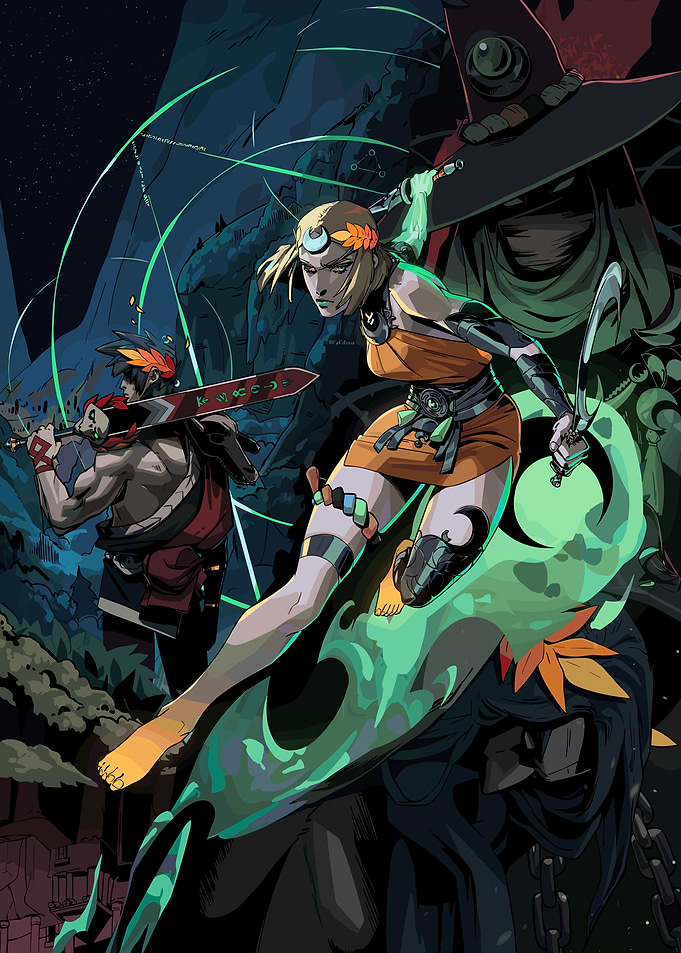 Hades Game Characters Illustration