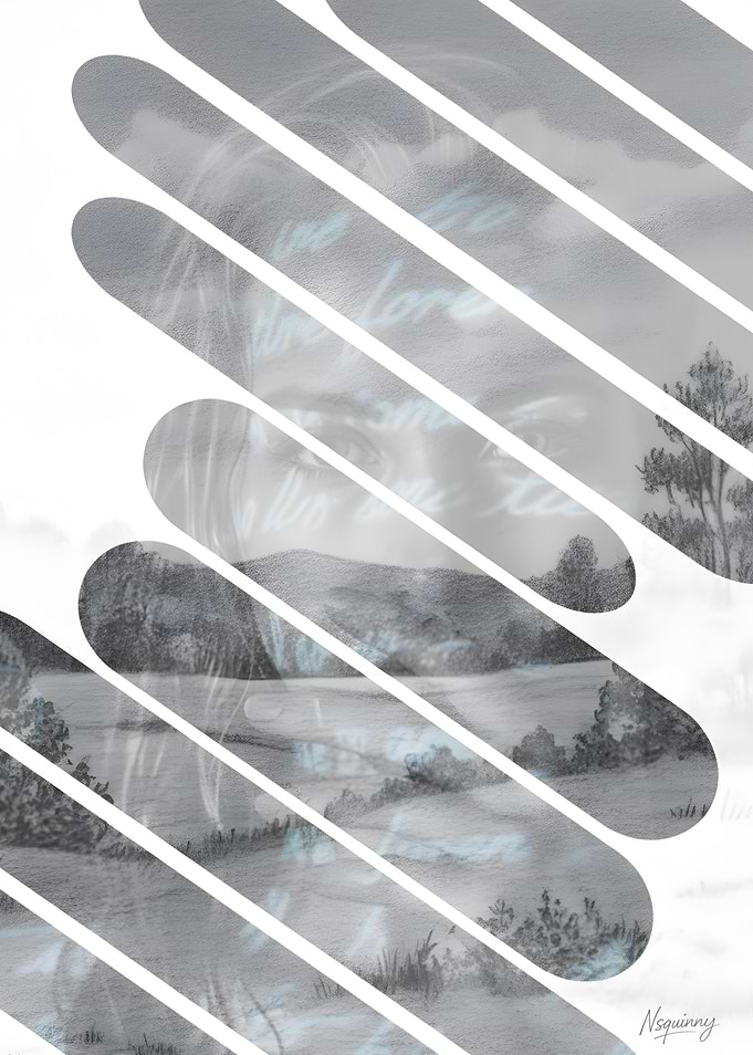 Abstract Landscape portrait