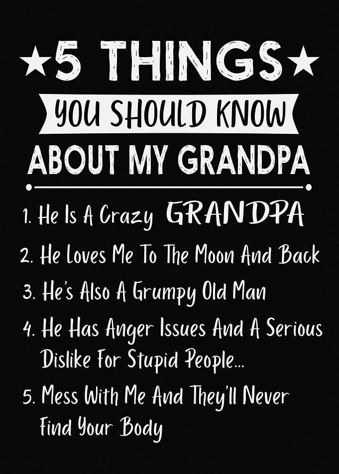 5 Things About My Grandpa