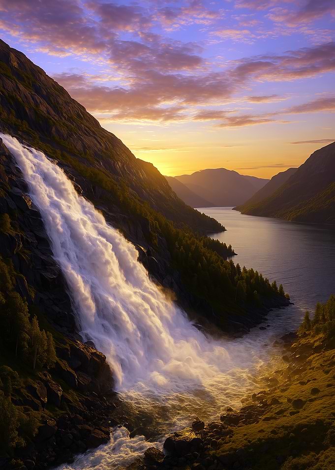 Langfossen Norway