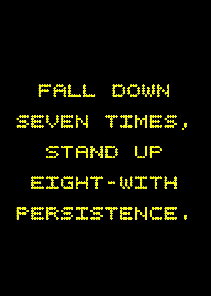 Motivational Pixel Art Quote