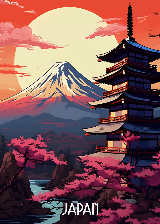 Japan Landscape Mount Fuji
