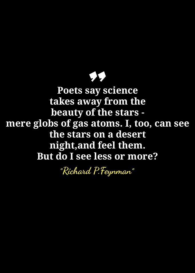 Richard Feynman Quote on Science and Stars