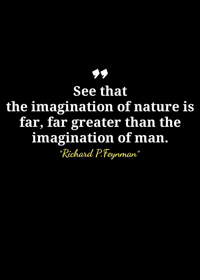 Richard Feynman Quote on Nature