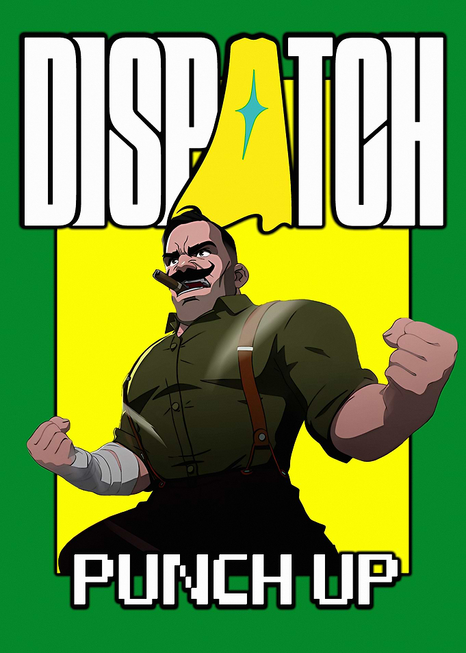 Dispatch Punch Up Cartoon Illustration