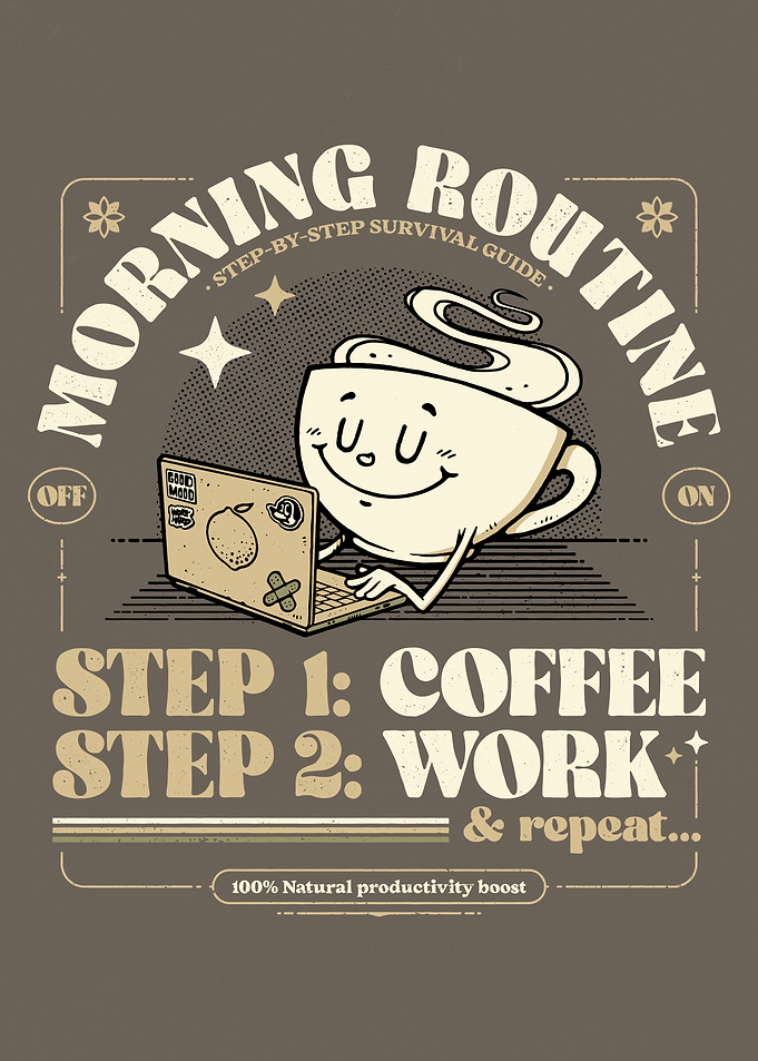 Coffee and Work Morning Routine Guide