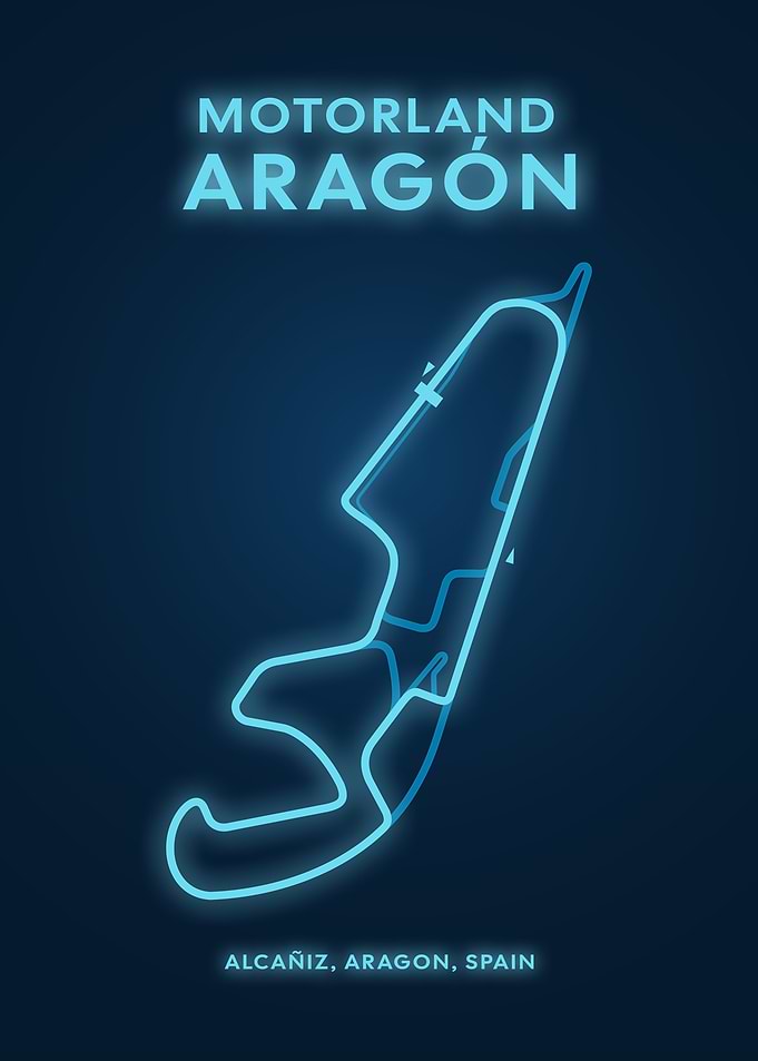 Motorland Aragón Circuit Map