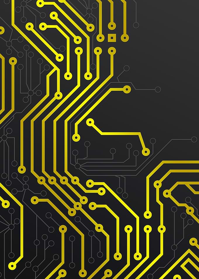 Circuit Board Gamer Poster – Tech Gaming Wall Art
