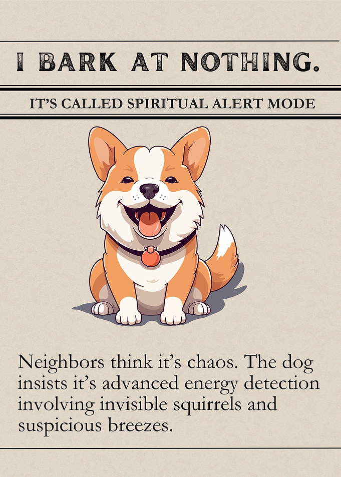 Corgi Spiritual Alert Mode