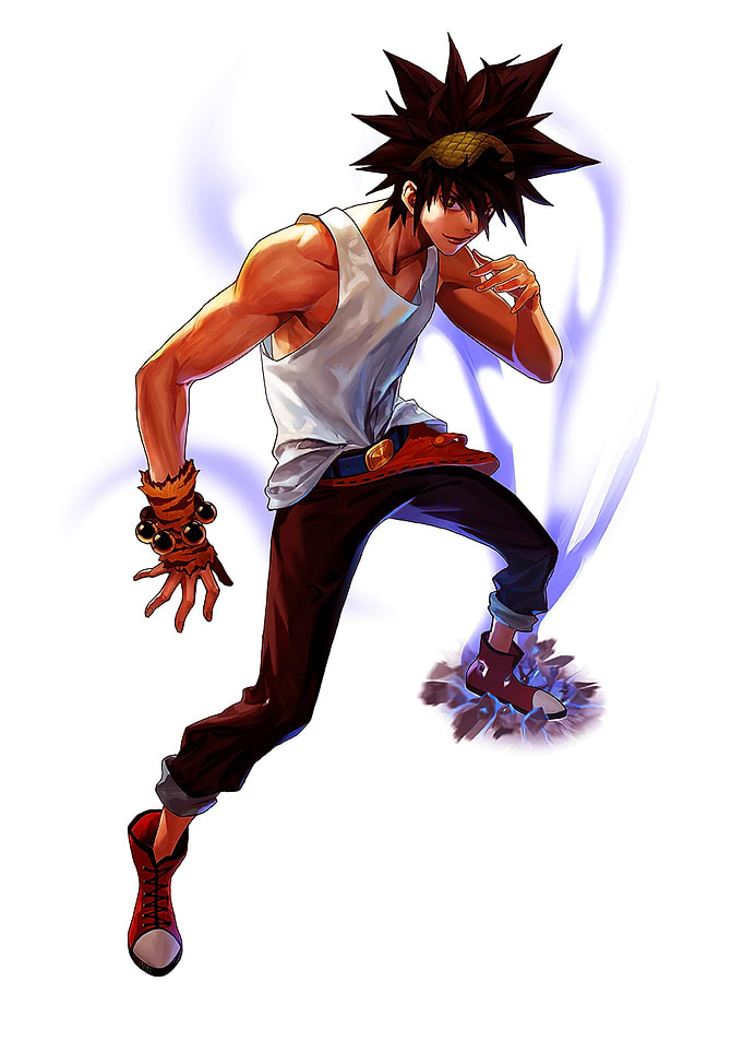 Anime Character in Action Pose