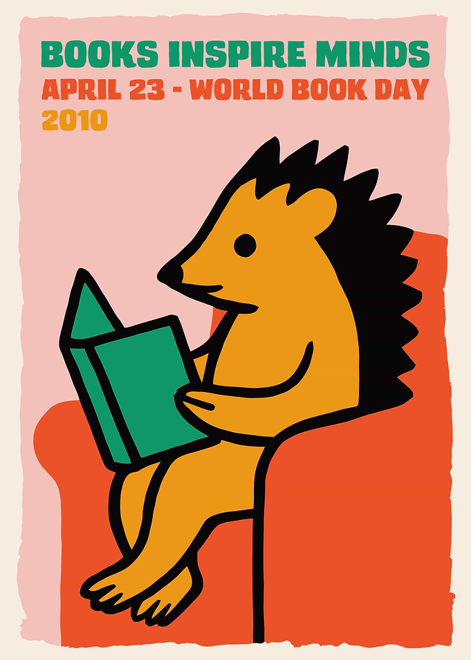 World Book Day Hedgehog Reading