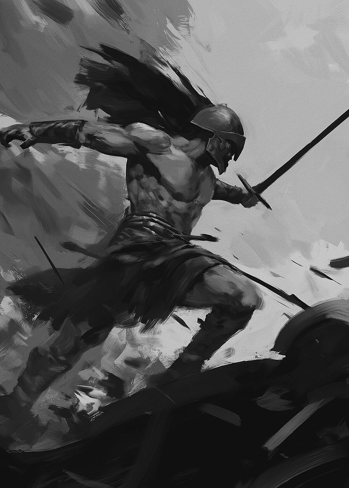 Warrior in Battle