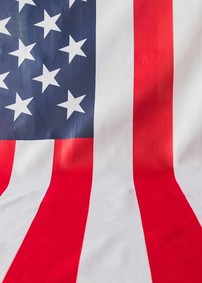 American Flag Close-Up
