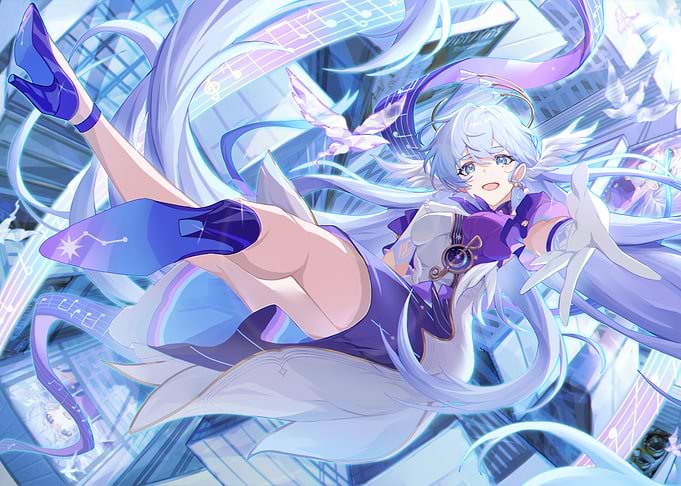 Girl with Musical Theme