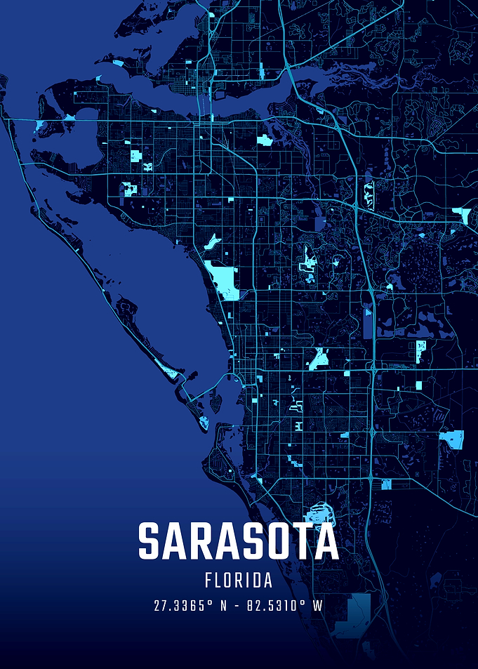 Sarasota Midnight City Map