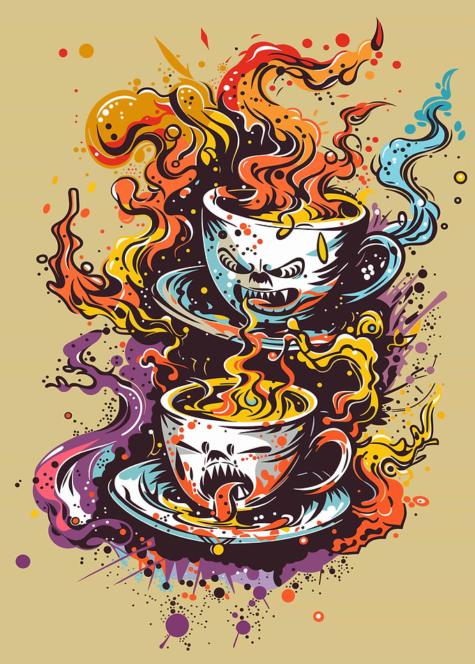 Monster Coffee Cups