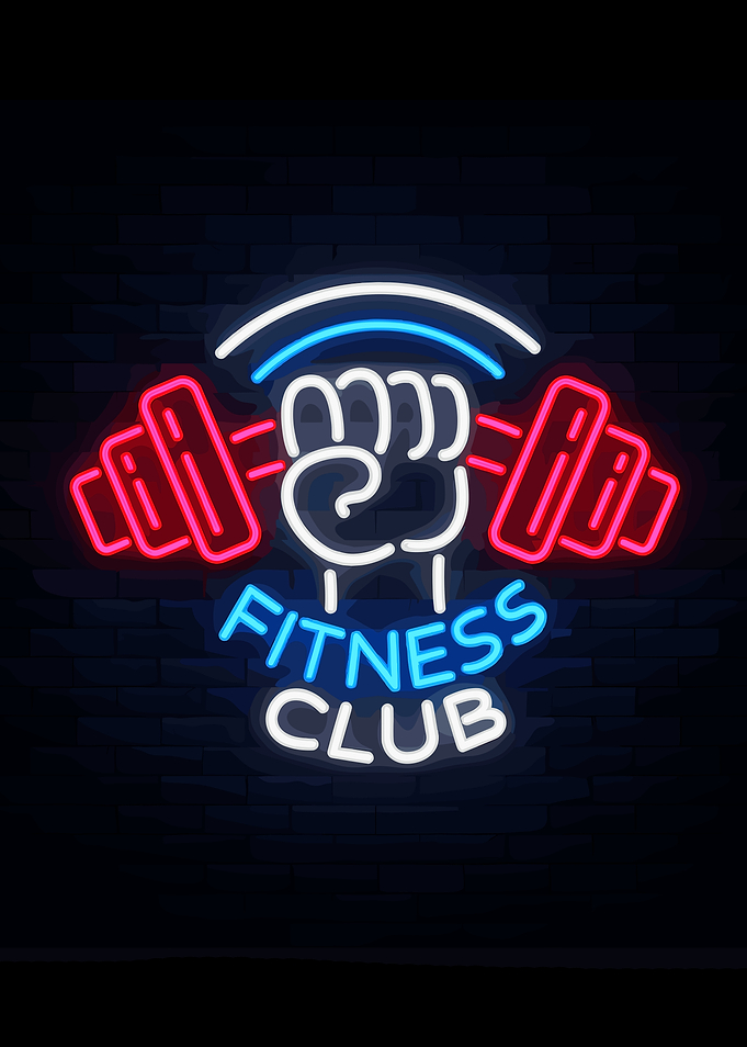 Fitness Club Neon Sign