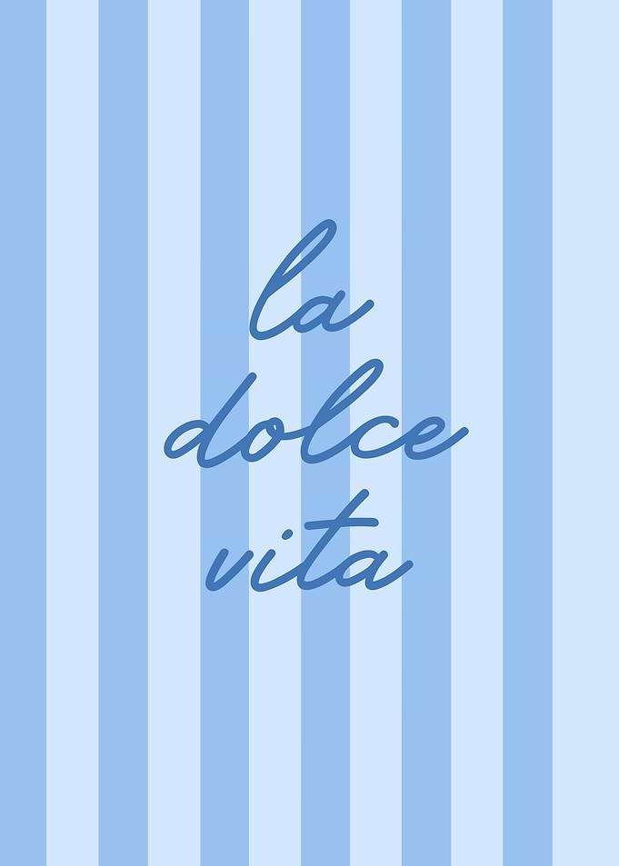 La Dolce Vita Blue Stripes